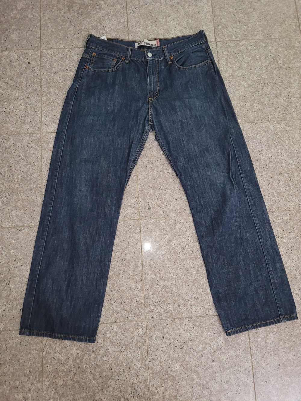 Levis 569 Loose Straight Jeans Size 33 x 32